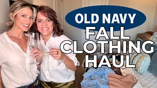 Affordable Fall Fashion Old Navy Haul amp Try On  Dominique Sachse [upl. by Yklam81]