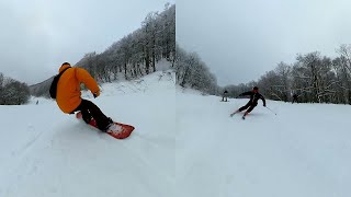 Zao Onsen  Step On  Burton Deep Thinker  Gentemstick [upl. by Ellwood]