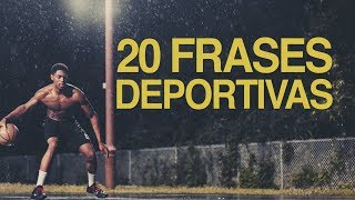 20 Frases deportivas para encontrar la motivación 🏀 [upl. by Archle]