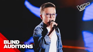 Antonino canta “Casa Mia” di Ghali  The Voice Kids 3 Blind Auditions [upl. by Atinuhs]