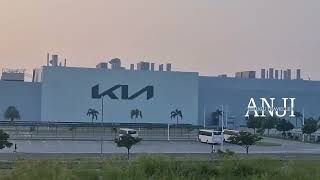 Morning View of KIA Motors at Penukonda [upl. by Garreth]