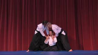 【心身統一合氣道】KiAikido Demo with Kashiwaya Sensei at Sakura Matsuri 2018 [upl. by Eissed522]