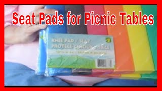 Seat Pads for Picnic tables [upl. by Ahsahs688]