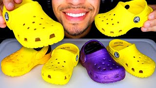 ASMR EDIBLE CROCS SHOE CHOCOLATE DIY NO TALKING JERRY EATING SOUNDS [upl. by Buffo]