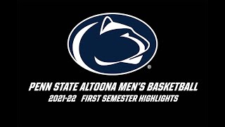 Penn State Altoona Mens Basketball 2021 First Semester Highlights [upl. by Anoek]