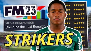 30 Best Wonderkid Strikers in FM23 Final Update [upl. by Eidahs]