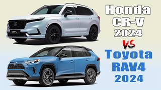 2024 Honda CRV vs 2024 Toyota RAV4  Similarities And Differences [upl. by Arikat16]