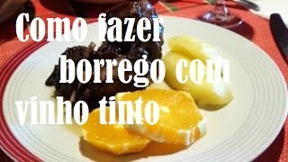 O melhor Borrego com Vinho Tinto [upl. by Jennifer]