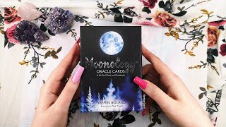 Moonology Oracle Cards 44 card deck  guidebook 🔮 Flip Through amp Review  femketjeNL [upl. by Gem]