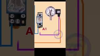 Branchement manomètre avec contact [upl. by Lennahs]
