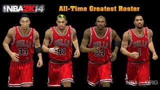 NBA 2K14 AllTime Greatest Roster Legends on Current Teams [upl. by Thibaud]