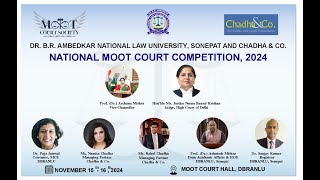 VALEDICTORY CEREMONY NATIONAL MOOT COURT COMPETITION 2024 [upl. by Amar]