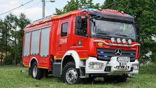 Prezentacja 339P81 GBA Mercedes Benz Atego 1630Bocar z OSP Brzeźno [upl. by Leagiba272]