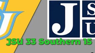 Jackson State Runs Through Southern 3315 [upl. by Leandro]