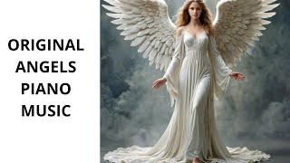 Song Of Angels Part 3  Original Angelic Piano Music  White Keys Only [upl. by Aizahs]