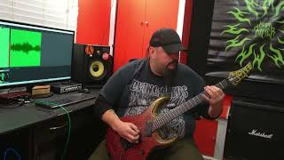 Bludgeoned by Disfigurement Guitar Cover pyrexia deathmetal brutaldeathmetal guitarcover [upl. by Einnal]