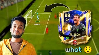 TOTY 94 RATED ALISSONS REVIEW  FC MOBILE GAMEPLAY ⚽ [upl. by Culliton]