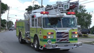 Folcroft Fire Company Telesqurt 1 Responding 62820 [upl. by Ymassej]