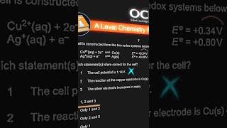 🧪 OCR A Level Chemistry Paper 1 Question 14 OCR Chemistry Battery GanesTeaches GanesRevise [upl. by Soo]