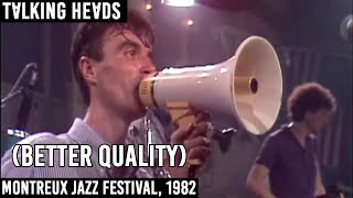 Talking Heads live at Montreux Jazz Festival 1982 FIXED [upl. by Nalehp667]