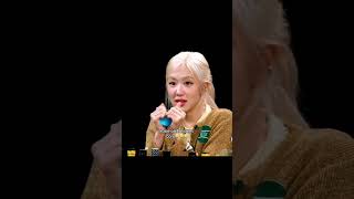 Rose is Too Spicy Eating Chicken rosé roses roséblackpink shortsfeed [upl. by Zales358]