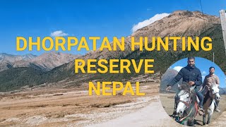 Dhorpatan  the only hunting reserve of nepal [upl. by Koral698]