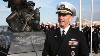 CNO Visits France for DDay Commemoration [upl. by Reneta]