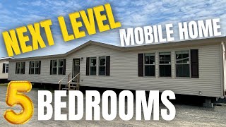 NEXT LEVEL 5 bedroom mobile home HUGE house and rooms like Ive never seen Home Tour [upl. by Atnoved]