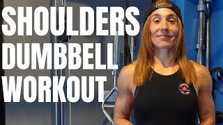 INTENSE Shoulder PUMP with this effective Dumbbell Workout [upl. by Valida]