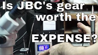 JBC Precision hot air and soldering station review with comparison to cheaper Hakko gear [upl. by Schick659]