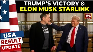 Donald Trumps Historic Victory Speech And Elon Musks Starlink Rescue  India Today News [upl. by Martainn]