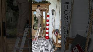 Stay around for the end to see it at night diy candycane [upl. by Artinak51]