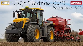 Brand New JCB Fastrac iCON  Spring Drilling 2023 [upl. by Anovad]