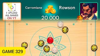 Rowson vs Carromlane  Carrom pool [upl. by Mikael379]