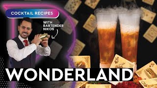 HOW TO MAKE A WONDERLAND COCKTAIL [upl. by Cassell]