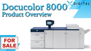 Xerox DocuColor 8000 for Sale [upl. by Nesila]