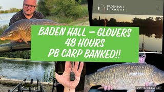 Carp fishing session at Baden Hall fishery Glovers lake I show you how I catch my PB Carp [upl. by Aikemet]