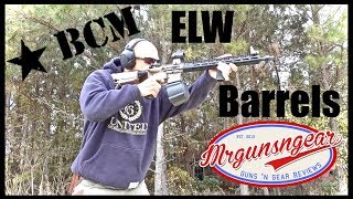 BCM Enhanced Lightweight ELW AR15 Barrel Accuracy Test amp Review [upl. by Perretta431]