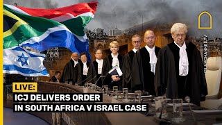 ICJ LIVE TOP UN COURT DELIVERS ORDER IN SOUTH AFRICA V ISRAEL CASE [upl. by Dwyer]