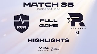 Full Highlights NS vs KT  Match 35  LCK Mùa Xuân 2024 [upl. by Grof]