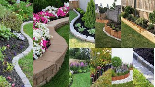 The Best Garden Landscape Edging Ideas  Lawn Edging Ideas [upl. by Dowell709]