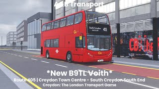 New amp Upgraded B9TL Voith  Croydon The London Transport Game [upl. by Assilen598]