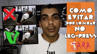 COMO EVITAR DOR LOMBAR NO LEGPRESS [upl. by Arateehc]