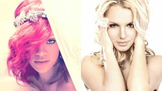 Rihanna feat Britney Spears  SampM Remix [upl. by Ecnerret]