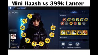 MIR4  LVL 120 MINI HAASH 337K VS BIGBOSS 389K LVL150 LANCER mir4 mir4ph draco [upl. by Ilyse]