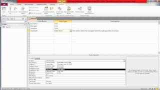 Microsoft Access Switching Between Datasheet and Design View [upl. by Aitsirt]