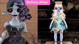 Paper doll dressup amp Makeups 💄  Before And After  Animation  Doll repair [upl. by Noemys]