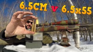 Custom 65x55 Swede Testing Reloaded Ammo [upl. by Proudlove]