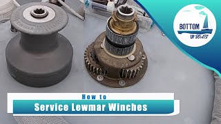 Lewmar Ocean 40 2Speed Winch Service [upl. by Onaimad30]