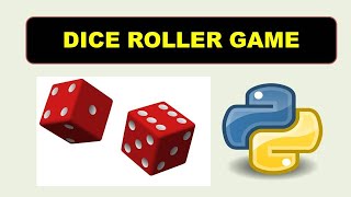 Dice Roll Simulation Using Python  Python Game Development Series [upl. by Ranna]